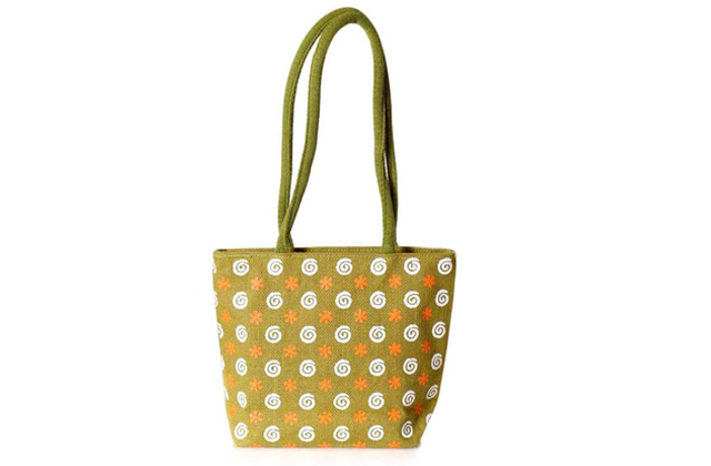 Fancy jute hand bag